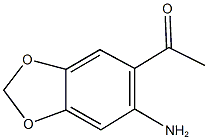 1-(6-amino-1,3-benzodioxol-5-yl)ethanone 结构式
