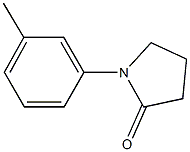 1-(3-methylphenyl)-2-pyrrolidinone Structure