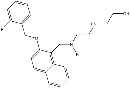 2-({2-[({2-[(2-fluorobenzyl)oxy]-1-naphthyl}methyl)amino]ethyl}amino)ethanol