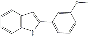 3-(1H-indol-2-yl)phenyl methyl ether Struktur
