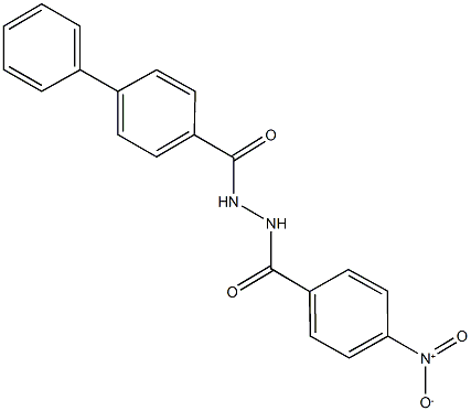  N'-{4-nitrobenzoyl}[1,1'-biphenyl]-4-carbohydrazide