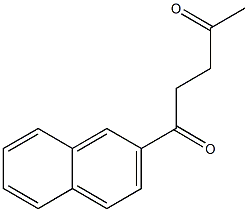 1-(2-naphthyl)-1,4-pentanedione Struktur