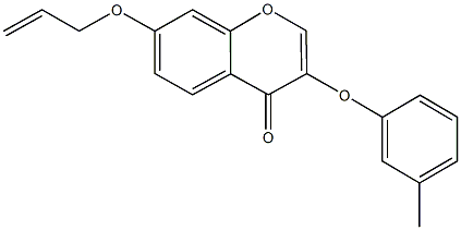 7-(allyloxy)-3-(3-methylphenoxy)-4H-chromen-4-one|