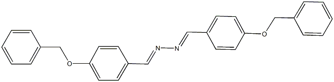 4-(benzyloxy)benzaldehyde [4-(benzyloxy)benzylidene]hydrazone Struktur