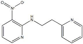 3-nitro-2-{[2-(2-pyridinyl)ethyl]amino}pyridine,,结构式