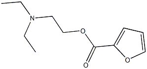 2-(diethylamino)ethyl 2-furoate Struktur