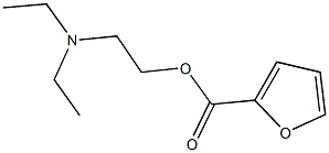 2-(diethylamino)ethyl 2-furoate 结构式