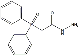 2-(diphenylphosphoryl)acetohydrazide 化学構造式