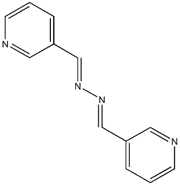 nicotinaldehyde (3-pyridinylmethylene)hydrazone 化学構造式
