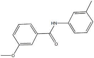 3-methoxy-N-(3-methylphenyl)benzamide Structure