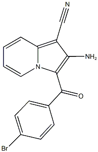2-amino-3-(4-bromobenzoyl)-1-indolizinecarbonitrile