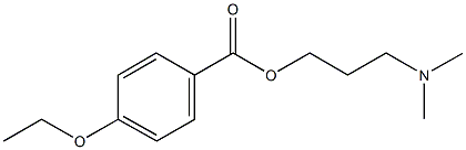 3-(dimethylamino)propyl 4-ethoxybenzoate Structure