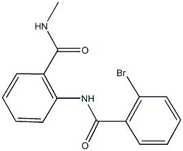 2-[(2-bromobenzoyl)amino]-N-methylbenzamide Structure