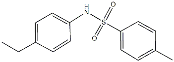 N-(4-ethylphenyl)-4-methylbenzenesulfonamide Structure