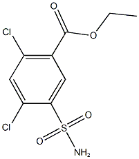ethyl 5-(aminosulfonyl)-2,4-dichlorobenzoate,,结构式