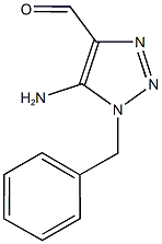 5-amino-1-benzyl-1H-1,2,3-triazole-4-carbaldehyde 结构式
