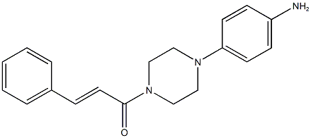 4-(4-cinnamoyl-1-piperazinyl)aniline