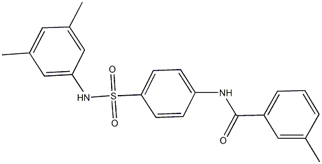 N-{4-[(3,5-dimethylanilino)sulfonyl]phenyl}-3-methylbenzamide Structure