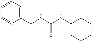 N-cyclohexyl-N'-(2-pyridinylmethyl)urea Struktur