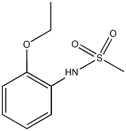 N-(2-ethoxyphenyl)methanesulfonamide 化学構造式