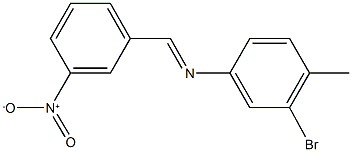 3-bromo-4-methyl-N-(3-nitrobenzylidene)aniline