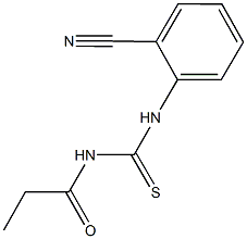 N-(2-cyanophenyl)-N'-propionylthiourea