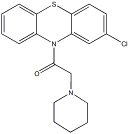 2-chloro-10-(1-piperidinylacetyl)-10H-phenothiazine