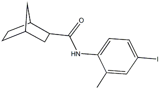 N-(4-iodo-2-methylphenyl)bicyclo[2.2.1]heptane-2-carboxamide 化学構造式