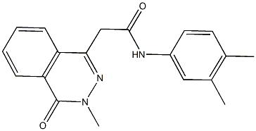 N-(3,4-dimethylphenyl)-2-(3-methyl-4-oxo-3,4-dihydro-1-phthalazinyl)acetamide