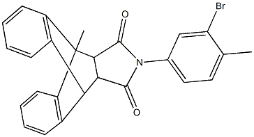  17-(3-bromo-4-methylphenyl)-1-methyl-17-azapentacyclo[6.6.5.0~2,7~.0~9,14~.0~15,19~]nonadeca-2,4,6,9,11,13-hexaene-16,18-dione