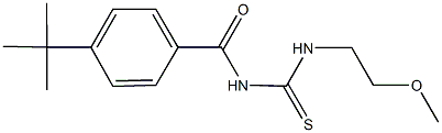 N-(4-tert-butylbenzoyl)-N'-(2-methoxyethyl)thiourea