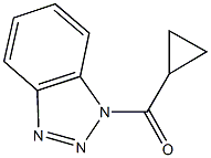 1-(cyclopropylcarbonyl)-1H-1,2,3-benzotriazole Struktur