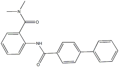 N-{2-[(dimethylamino)carbonyl]phenyl}[1,1'-biphenyl]-4-carboxamide Structure