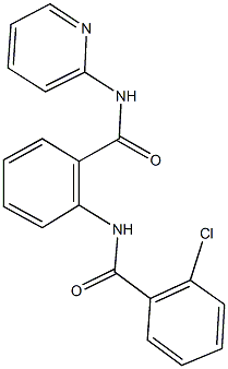 2-[(2-chlorobenzoyl)amino]-N-(2-pyridinyl)benzamide Structure