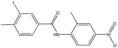 N-{4-nitro-2-methylphenyl}-3-iodo-4-methylbenzamide 化学構造式