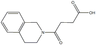 4-(3,4-dihydro-2(1H)-isoquinolinyl)-4-oxobutanoic acid Struktur