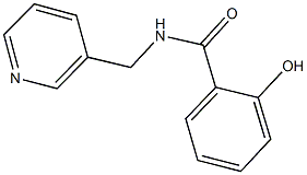 2-hydroxy-N-(3-pyridinylmethyl)benzamide Structure