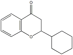 2-cyclohexyl-2,3-dihydro-4H-chromen-4-one Structure