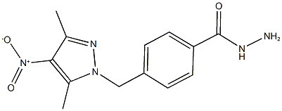  4-({4-nitro-3,5-dimethyl-1H-pyrazol-1-yl}methyl)benzohydrazide