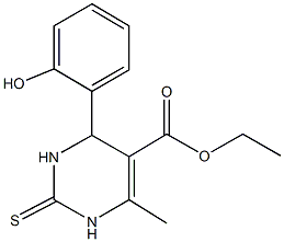 ethyl 4-(2-hydroxyphenyl)-6-methyl-2-thioxo-1,2,3,4-tetrahydro-5-pyrimidinecarboxylate