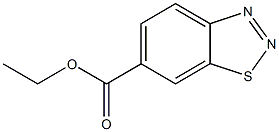 ethyl 1,2,3-benzothiadiazole-6-carboxylate Structure