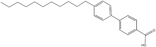 4'-undecyl[1,1'-biphenyl]-4-carboxylic acid 结构式