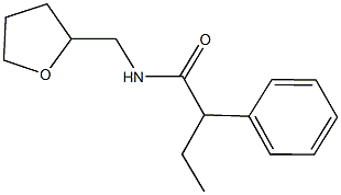 2-phenyl-N-(tetrahydro-2-furanylmethyl)butanamide Structure