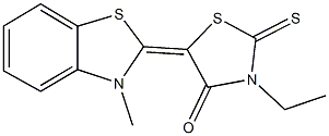 3-ethyl-5-(3-methyl-1,3-benzothiazol-2(3H)-ylidene)-2-thioxo-1,3-thiazolidin-4-one|