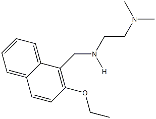 N-[2-(dimethylamino)ethyl]-N-[(2-ethoxy-1-naphthyl)methyl]amine Structure