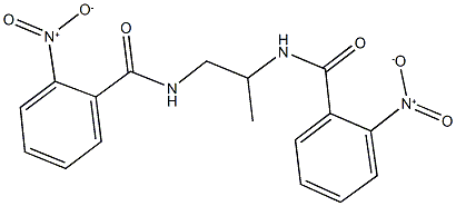 2-nitro-N-[2-({2-nitrobenzoyl}amino)-1-methylethyl]benzamide Structure