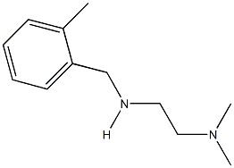 N-[2-(dimethylamino)ethyl]-N-(2-methylbenzyl)amine,,结构式