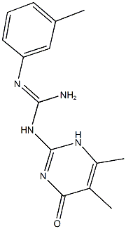 N-(5,6-dimethyl-4-oxo-1,4-dihydro-2-pyrimidinyl)-N''-(3-methylphenyl)guanidine