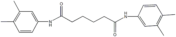 N~1~,N~6~-bis(3,4-dimethylphenyl)hexanediamide Structure