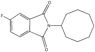 2-cyclooctyl-5-fluoro-1H-isoindole-1,3(2H)-dione Structure